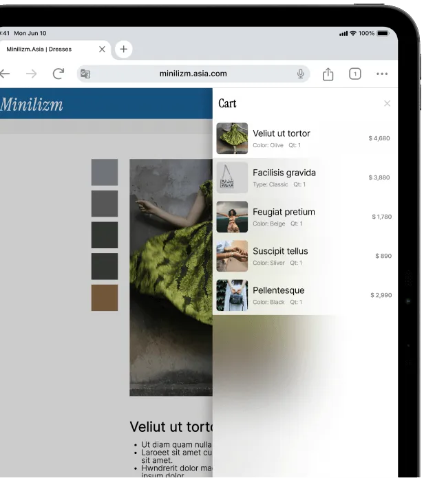 圖示展現infFITS AI智慧尺寸(智能尺寸/AI找尺寸)如何成功提升18%客單價，為電商創造更高收益與營運成長。